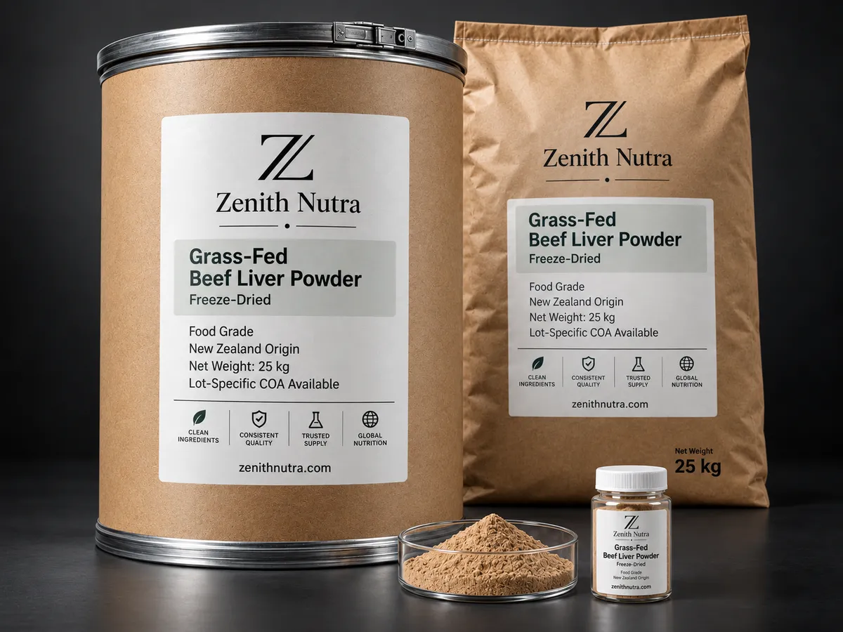 Beef Organ Powders — bulk wholesale supply