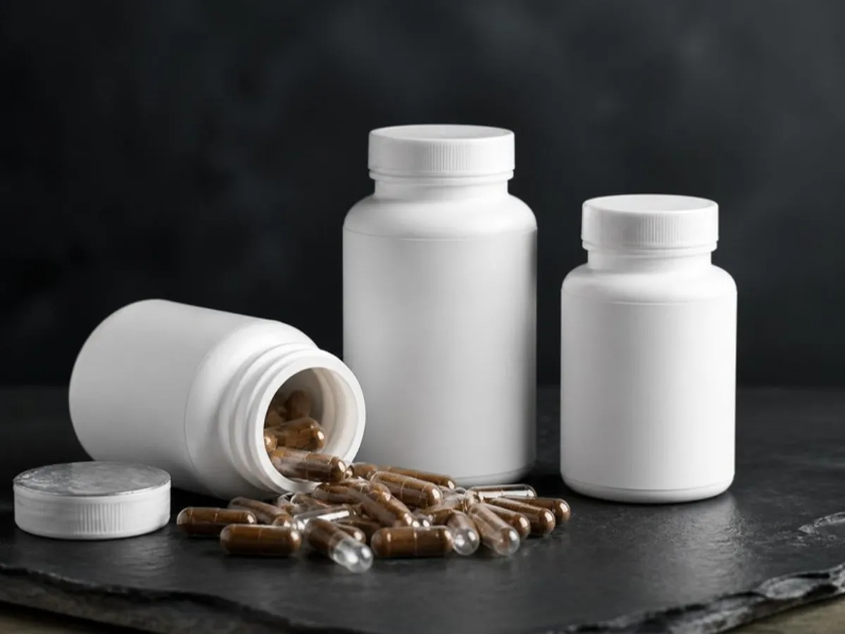Capsules in Bottles — private label output format
