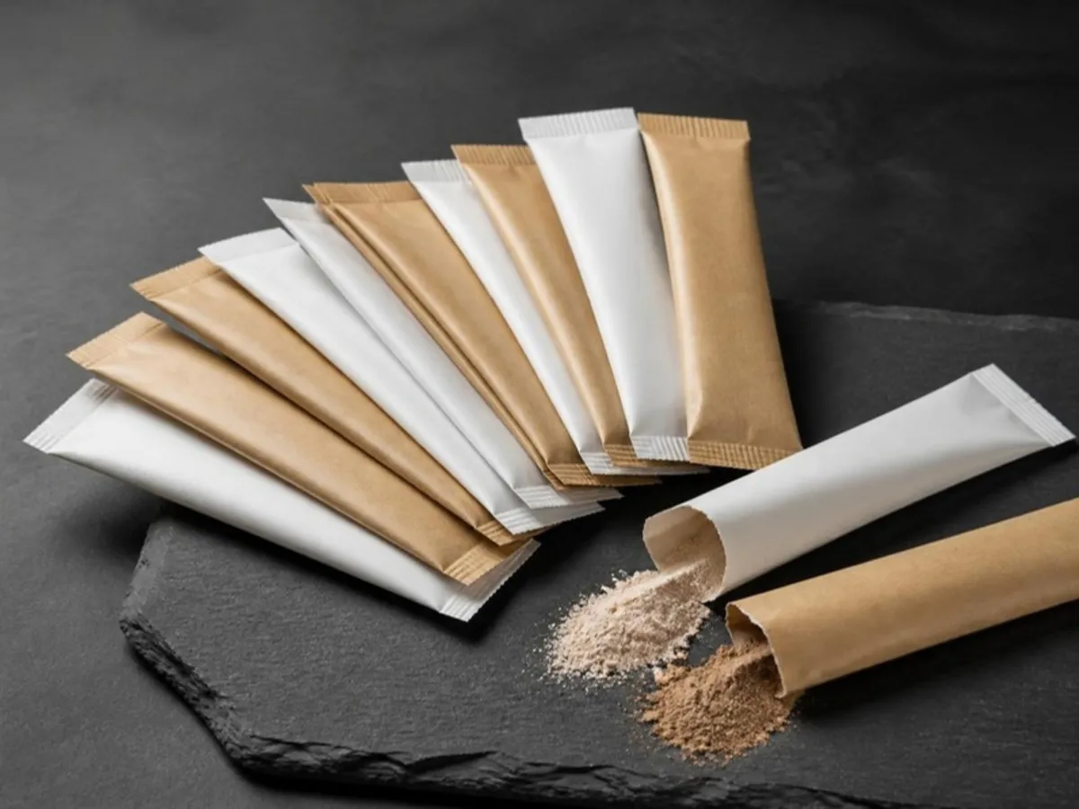 Single-Serve Sachets — private label output format