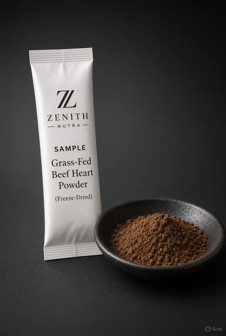 Grass-Fed Beef Heart Powder (Freeze-Dried)